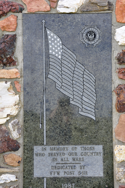 plaque honoring USA's soldiers
